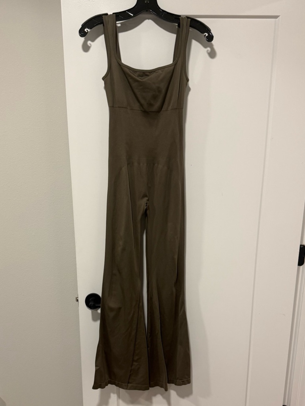Women’s Olive Green Wide-Leg Jumpsuit